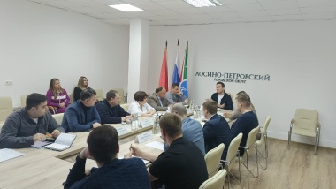 Заседание рабочей группы в городе Лосино-Петровск