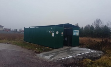 В деревне Курово построили новую контейнерную площадку
